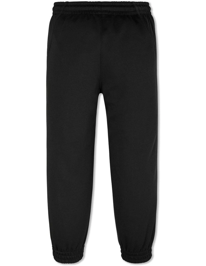 Mix Media Monochrome Jogger in Black image 2