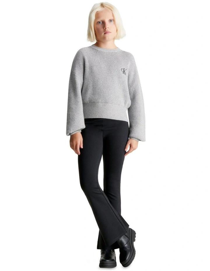 GIRLS 8-16 Logo Tape Punto Pant in image 3