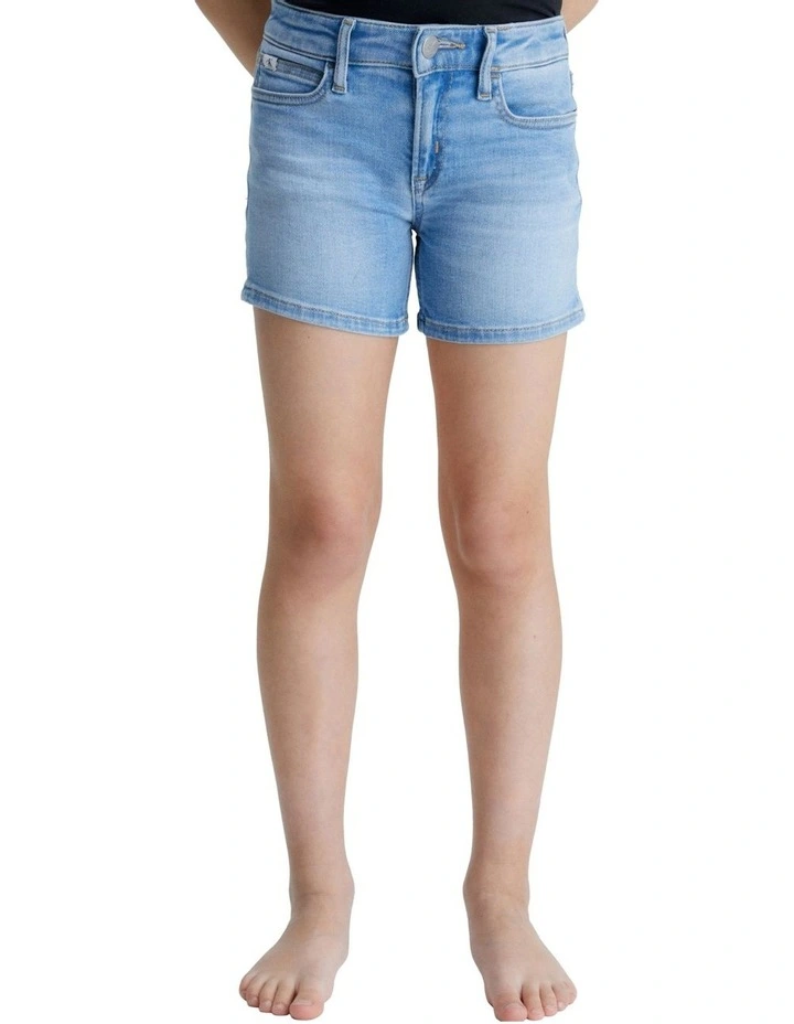 Ess Mr Slim Shorts 8-16Y in Mid Blue image 1