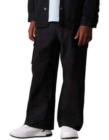 BOYS 8-16 Dry Knit Skater Pants in Black