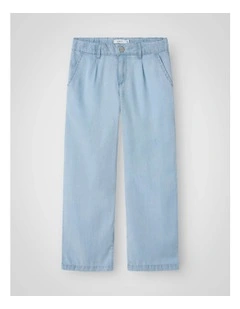 Rose Wide Leg Jeans in Light Blue