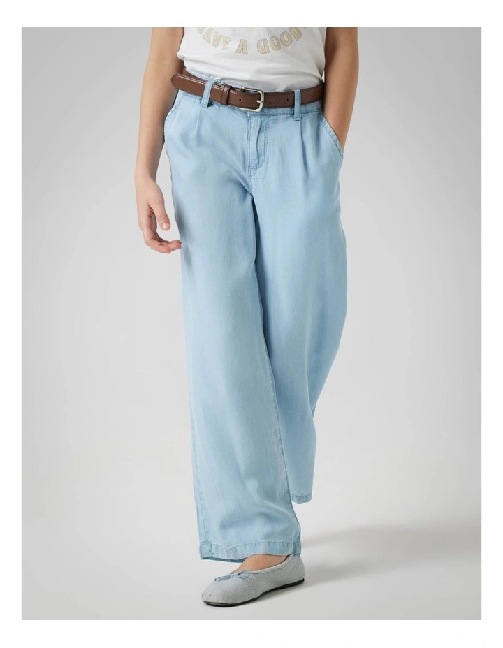 Rose Wide Leg Jeans in Light Blue image 4