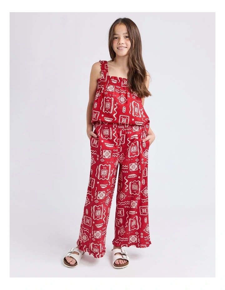 Amalfi Pant (8 - 16 Years) in Print image 4