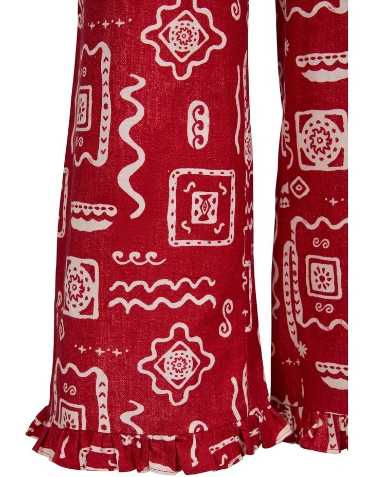 Amalfi Pant (8 - 16 Years) in Print image 7