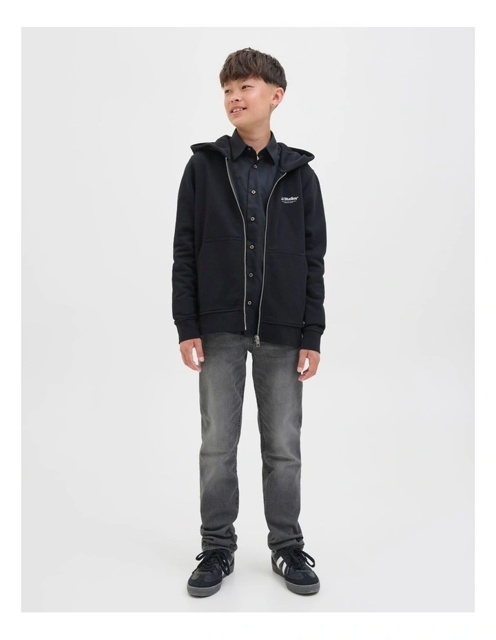Glenn Original 902 Slim Jeans in Black Denim image 2