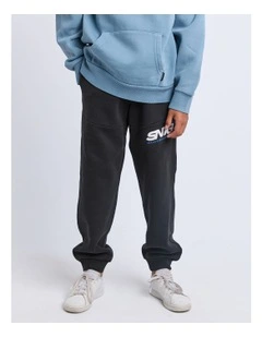 Challenger Trackpant (8-16 Years) in Black