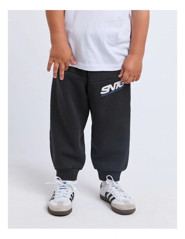 Challenger Trackpant (3-7 Years) in Black image 1