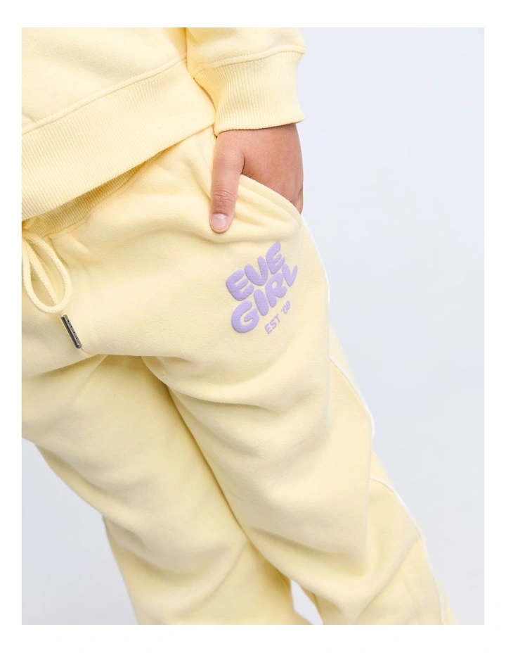 Sports Club Trackpant (3-7 Years) in Lemon image 4