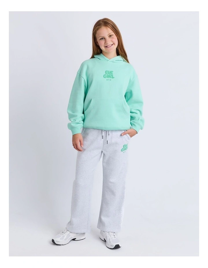 Sports Club Flare Trackpant (8 - 16 Years) in Snow Marle image 3
