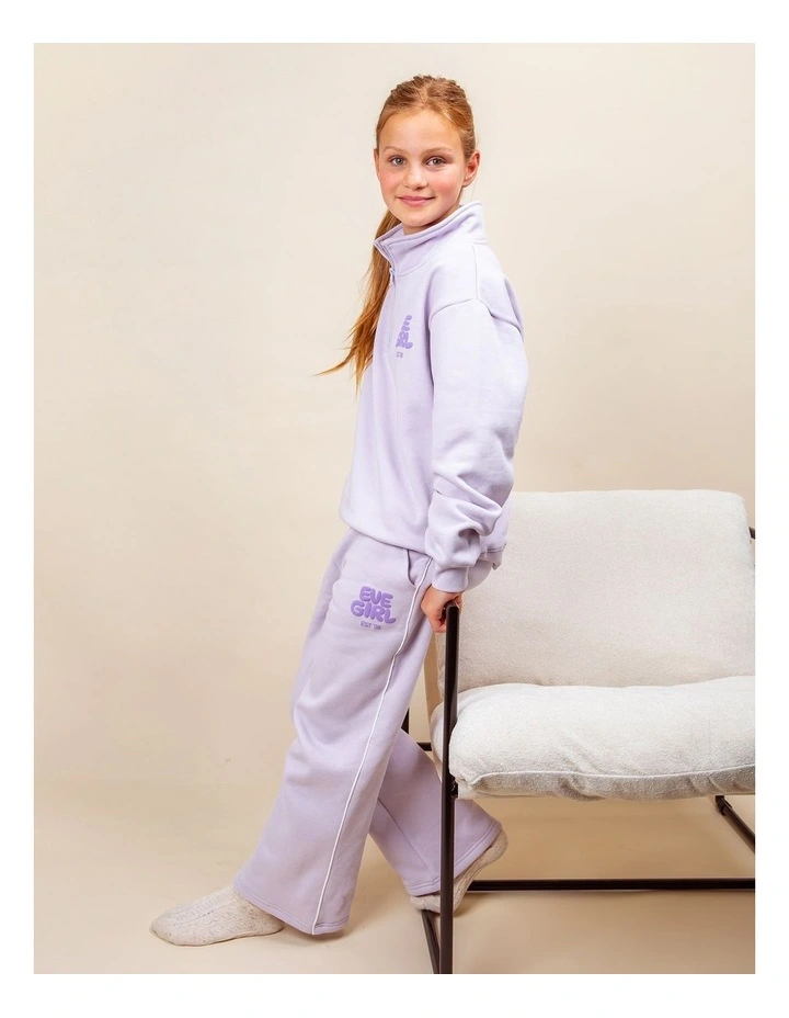 Sports Club Flare Trackpant (8 - 16 Years) in Lavender image 2