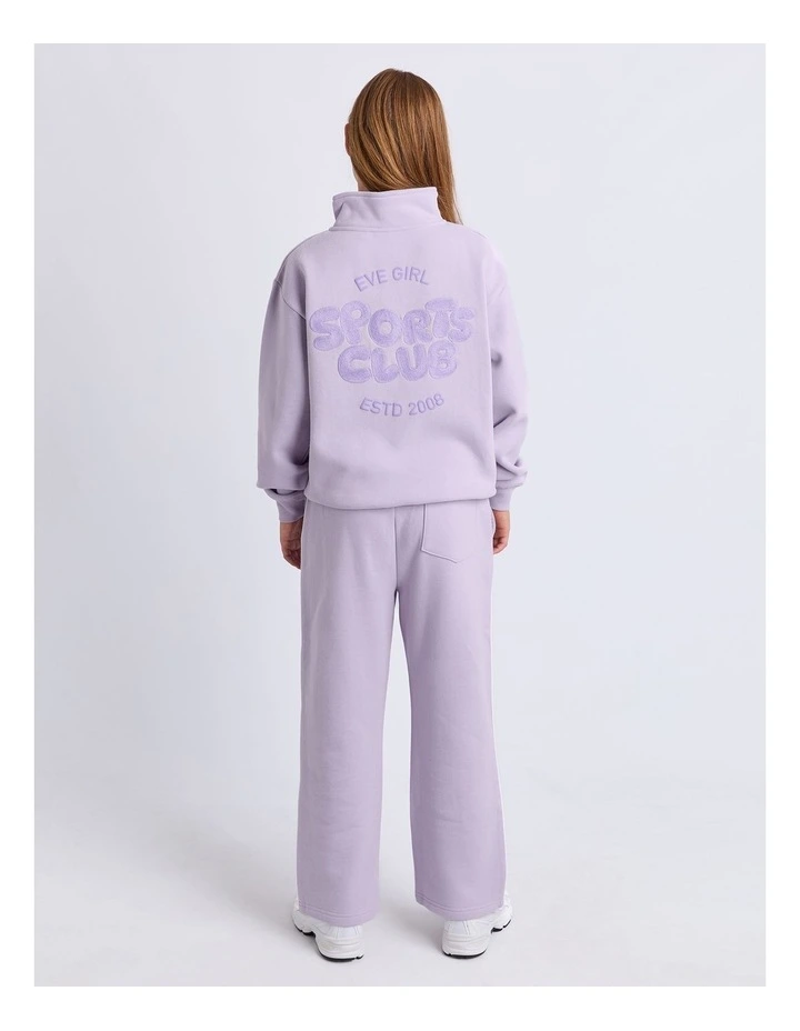 Sports Club Flare Trackpant (8 - 16 Years) in Lavender image 4
