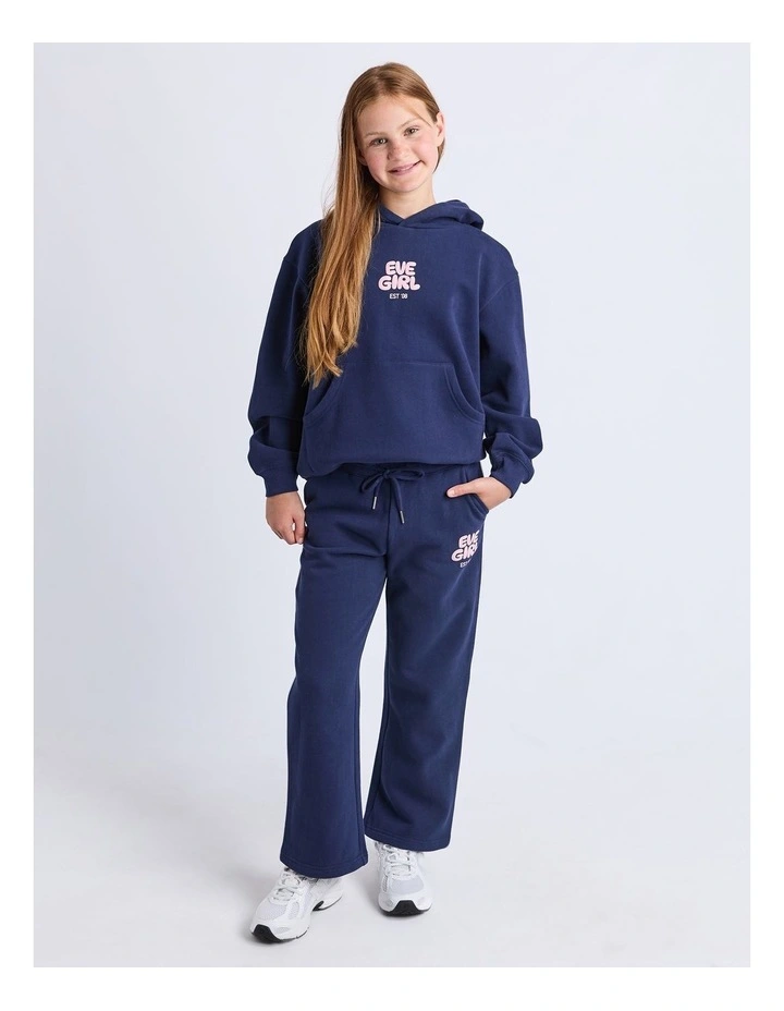 Sports Club Flare Trackpant (8 - 16 Years) in Navy image 3
