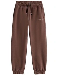 Brushed Fleece Regular Joggers (8-16 Years) in Brown