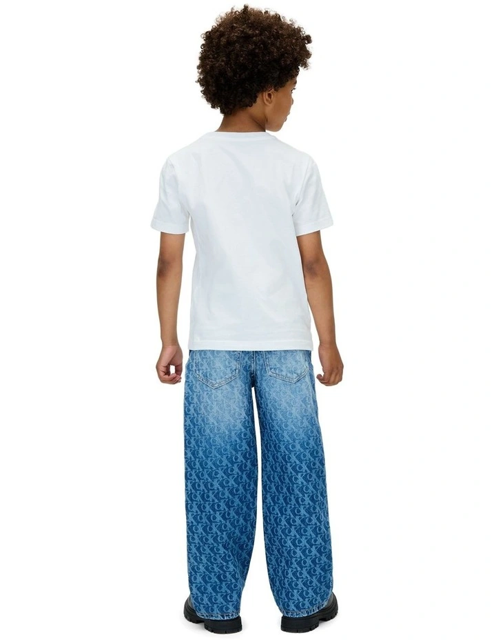 Skater Logo Jeans (8-17 Years) in Light Billboard image 2