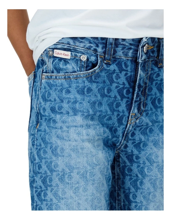 Skater Logo Jeans (8-17 Years) in Light Billboard image 4
