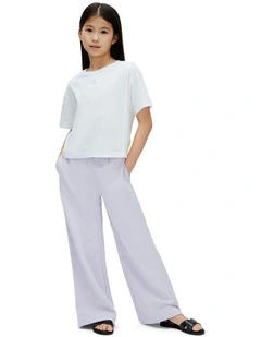 Wide Leg Sweat Pants (8-16 Years) in Purple