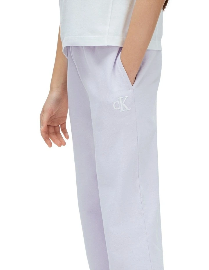 Wide Leg Sweat Pants (8-16 Years) in Purple image 4