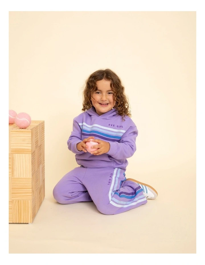 Retro Trackpant (3-7 Years) in Purple image 2