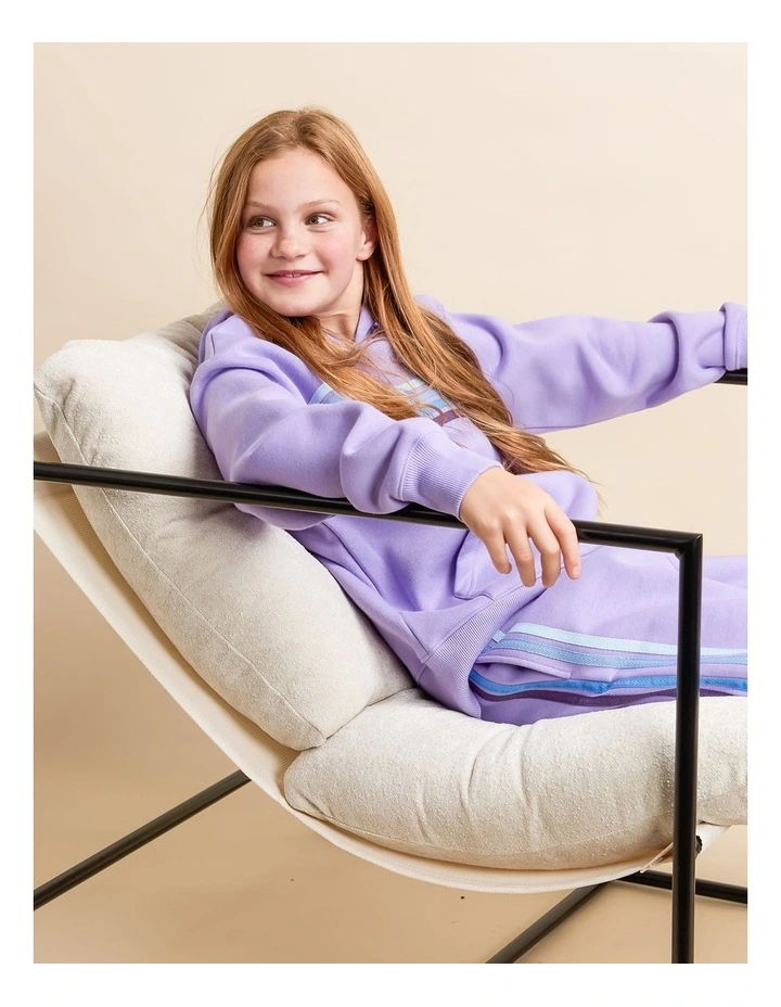 Retro Trackpant (8-16 Years) in Purple image 3