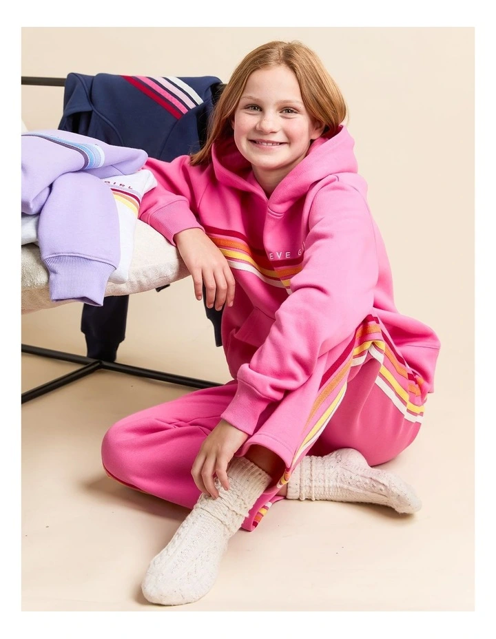 Retro Trackpant (8-16 Years) in Pink image 2