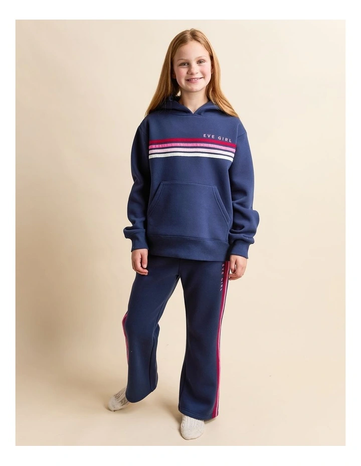 Retro Trackpant (8-16 Years) in Navy image 2