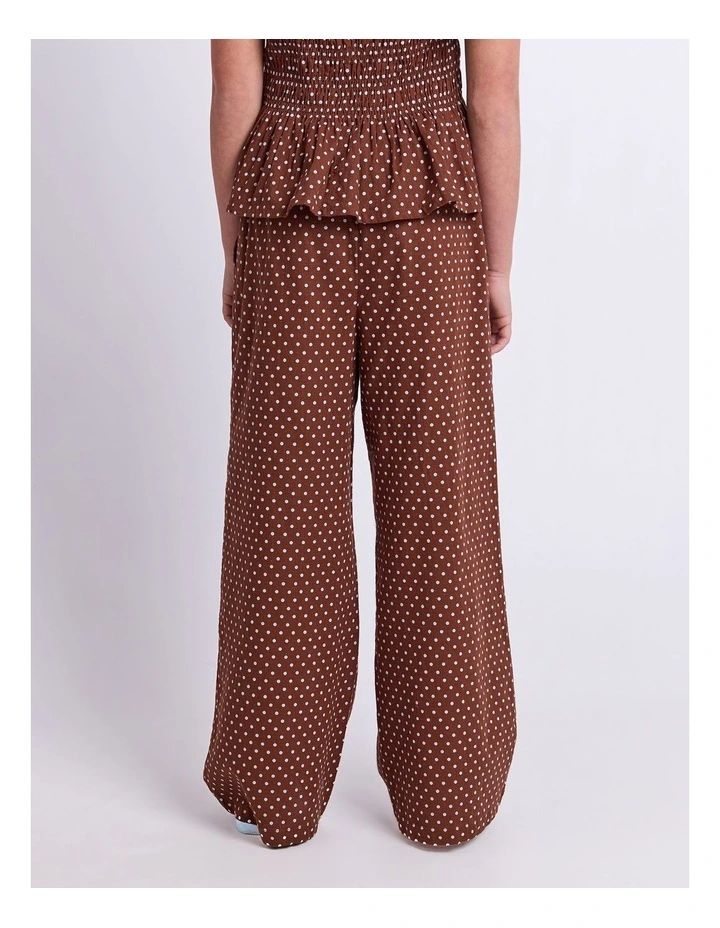 Bobbi Pant (8-16 Years) in Chocolate image 3