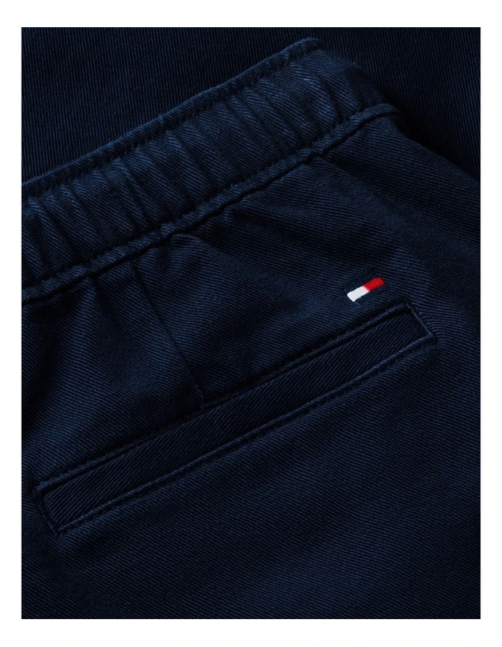 Boys Essential Loose Twill Trousers (8-16 Years) in Blue image 5