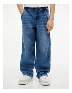 Boys Loose Jeans (3-7 Years) in Denim