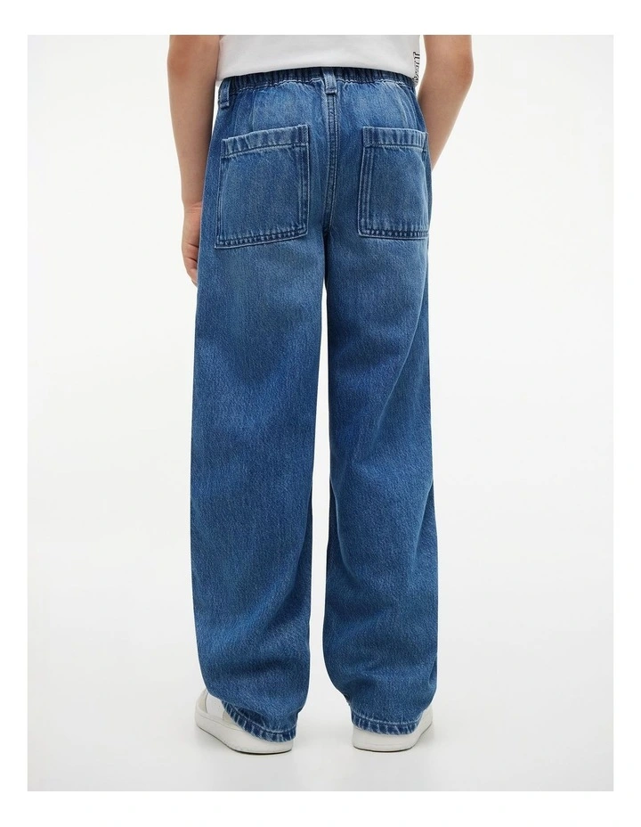 Boys Loose Jeans (3-7 Years) in Denim image 4