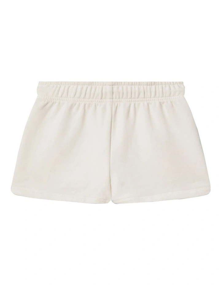 Script Logo Knit Shorts (8-16 Years) in Tofu image 2