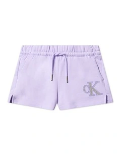 Metallic Shorts (8-16 Years) in Purple