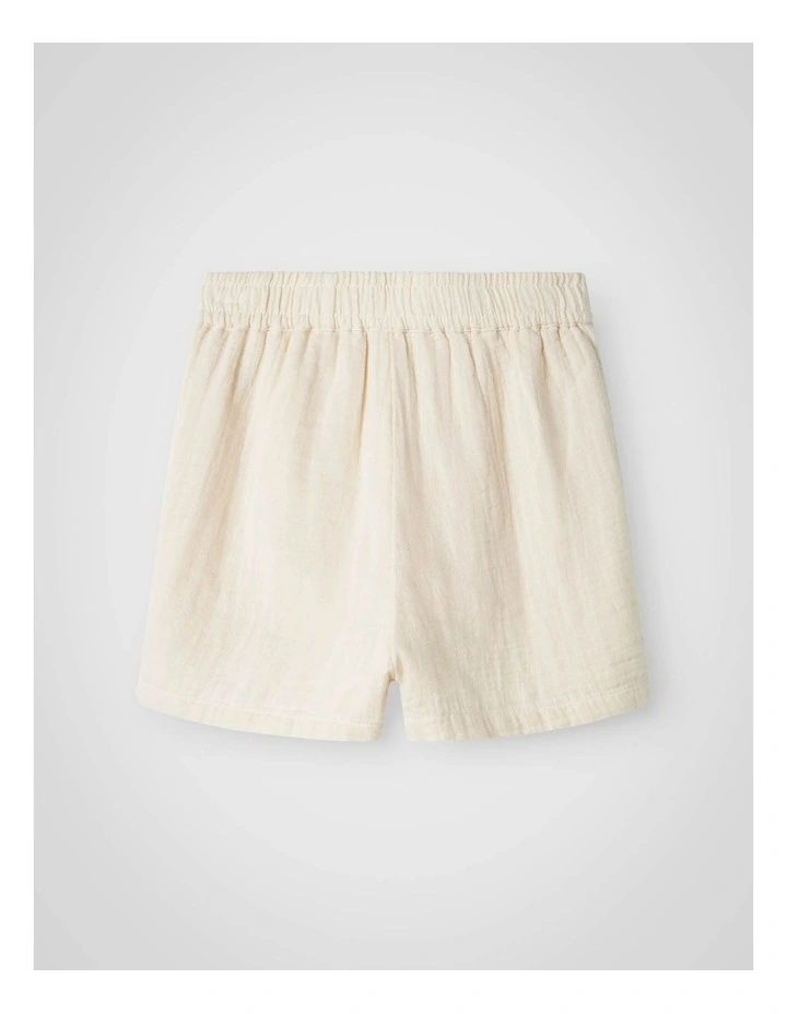 Jasmin Cotton Shorts in Summer Sand image 2