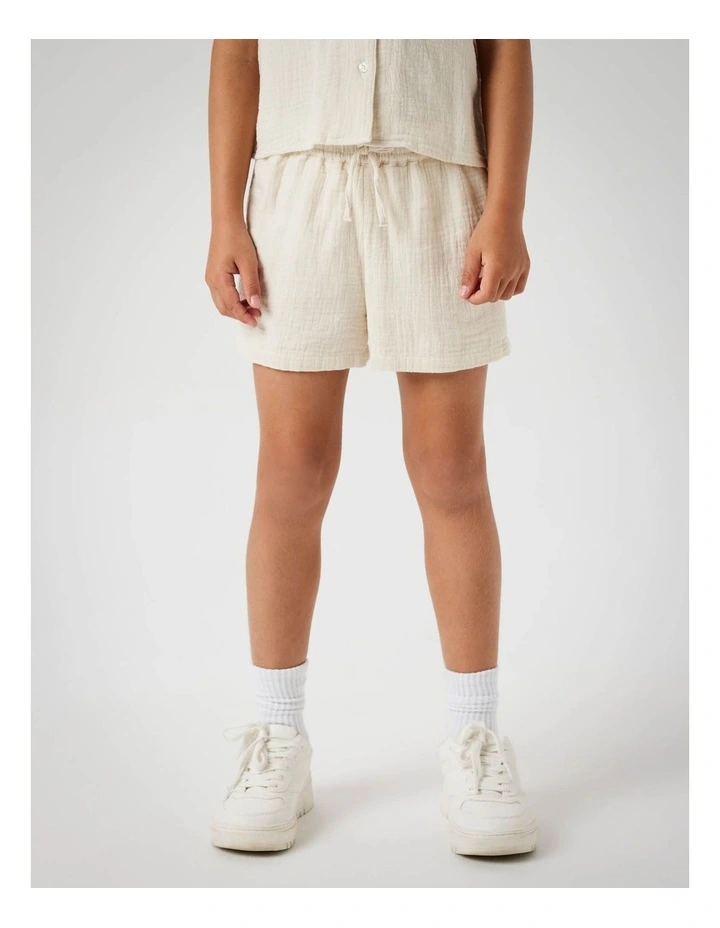 Jasmin Cotton Shorts in Summer Sand image 4