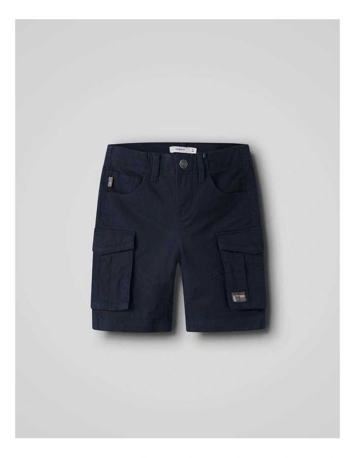 Ryan Long Cargo Shorts in Dark Saphire image 1