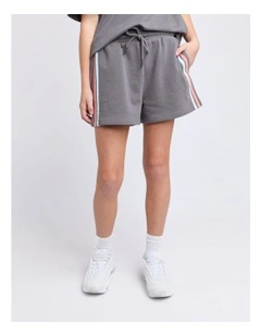 Retro Fleece Short (8 - 16 Years) in Charcoal
