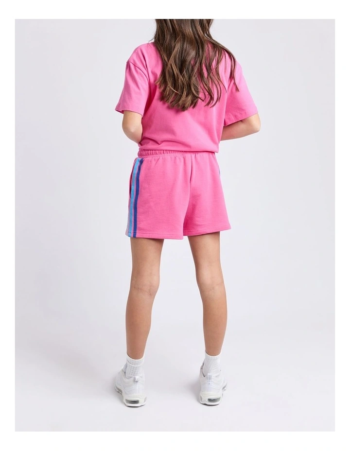 Retro Fleece Short (8 - 16 Years) in Pink image 2