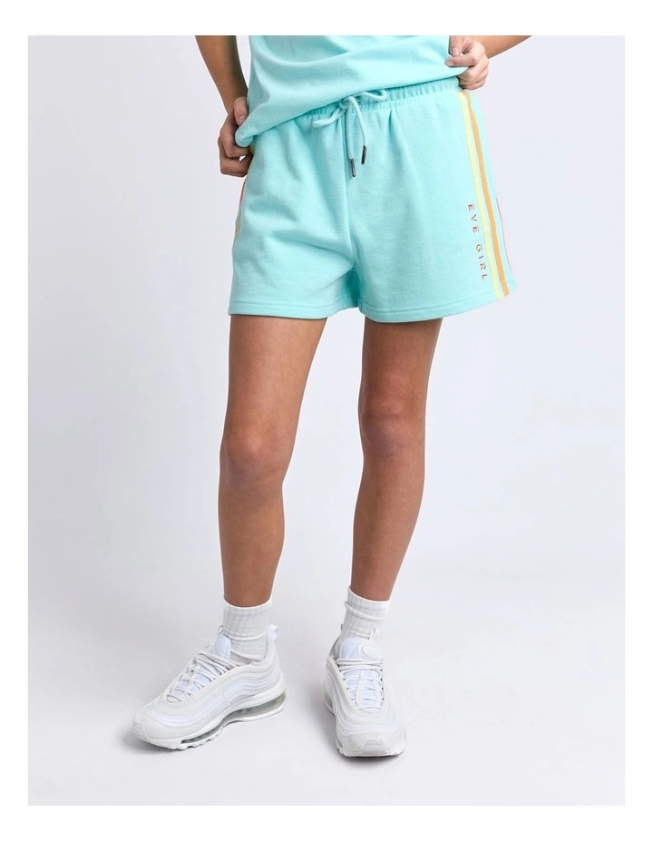 Retro Fleece Short (8 - 16 Years) in Light Blue image 1
