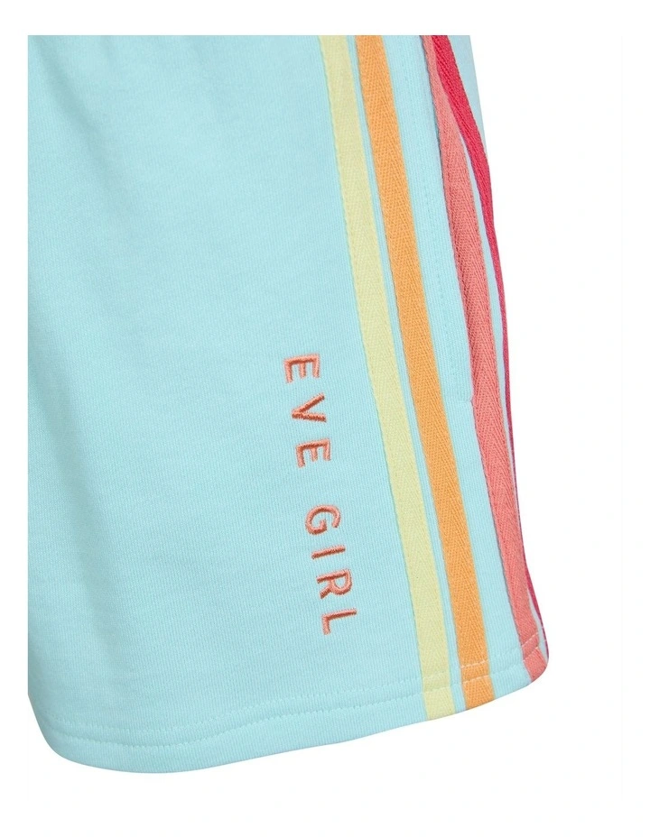 Retro Fleece Short (8 - 16 Years) in Light Blue image 7