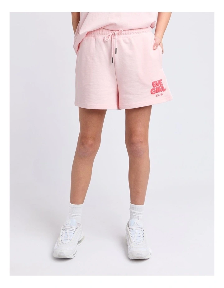 Sports Club Fleece Short (8-16 Years) in Pale Pink image 1