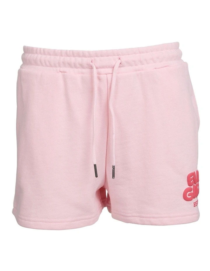 Sports Club Fleece Short (8-16 Years) in Pale Pink image 7