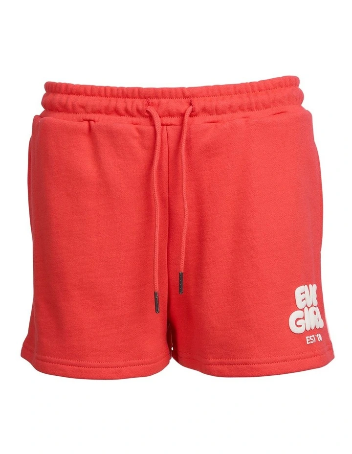 Sports Club Fleece Short (8-16 Years) in Red image 5