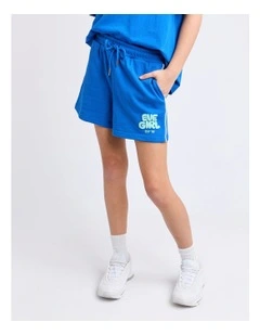 Sports Club Fleece Short (8-16 Years) in Cobolt