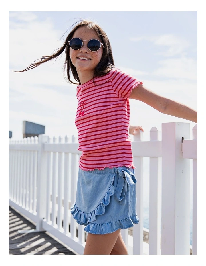 Hazel Skirt (8 - 16 Years) in Blue image 2