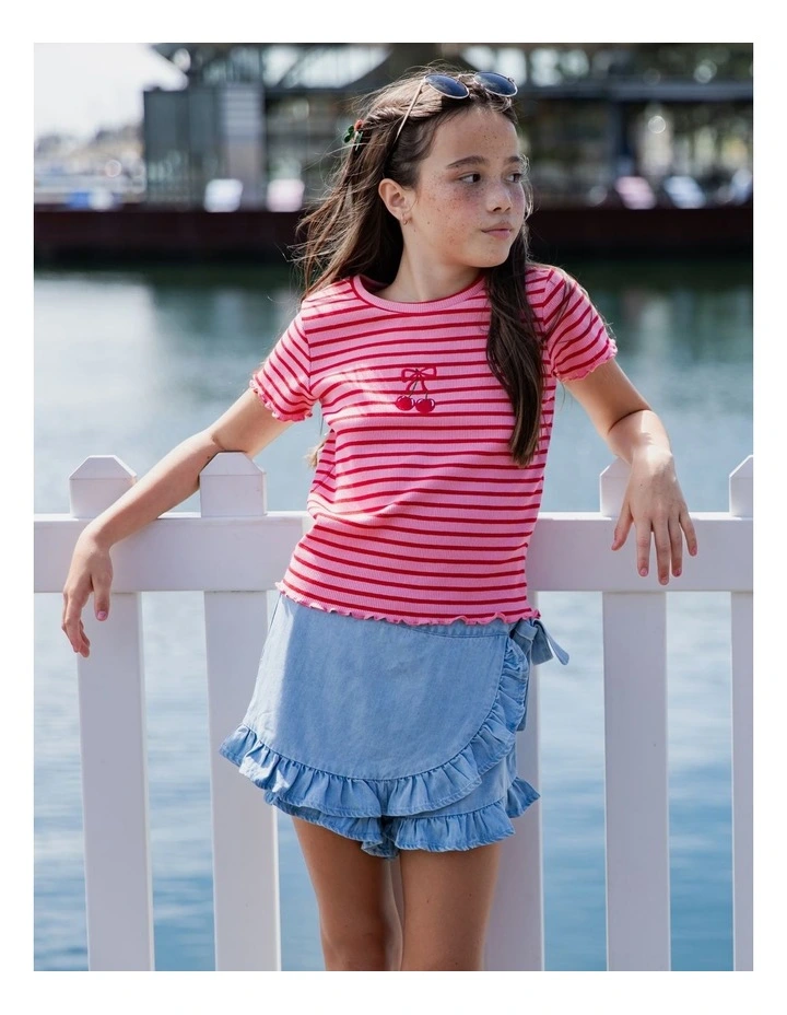 Hazel Skirt (8 - 16 Years) in Blue image 3