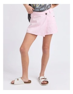 Chloe Stripe Skort (8 - 16 Years) in Pink