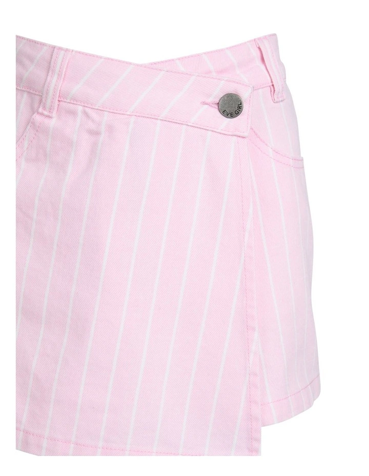 Chloe Stripe Skort (8 - 16 Years) in Pink image 7