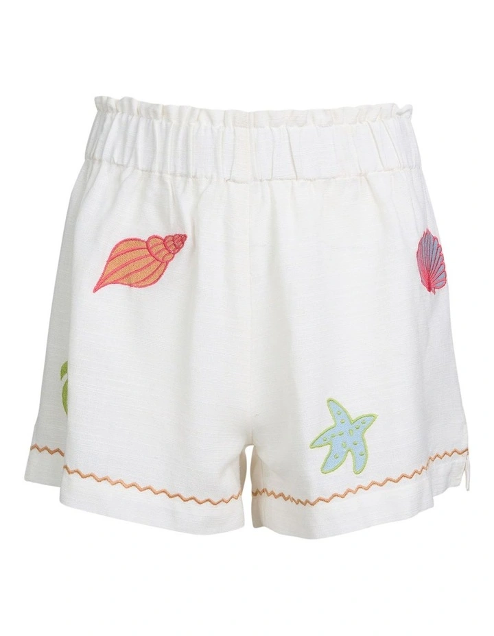 Sunrays Short (8 - 16 Years) in Vintage White image 7