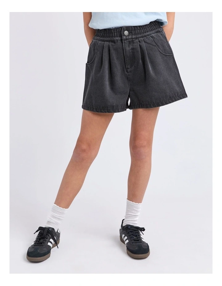 Raya Short (8 - 16 Years) in Washed Black image 1