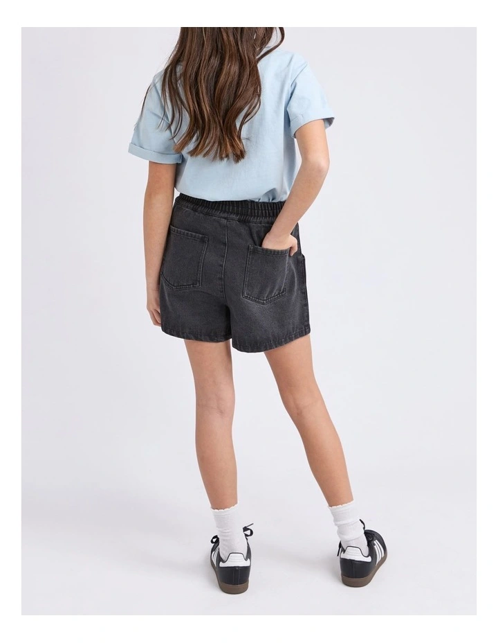 Raya Short (8 - 16 Years) in Washed Black image 2