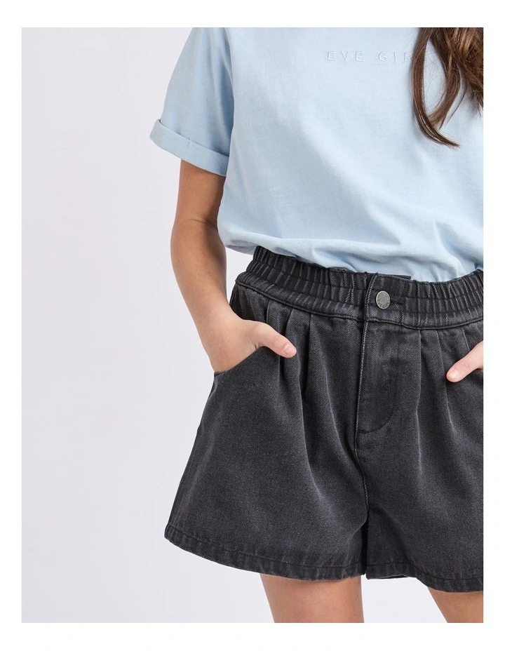 Raya Short (8 - 16 Years) in Washed Black image 4
